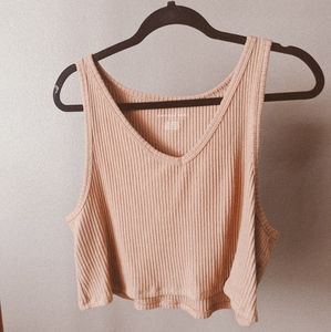 Ribbed Crop Tank